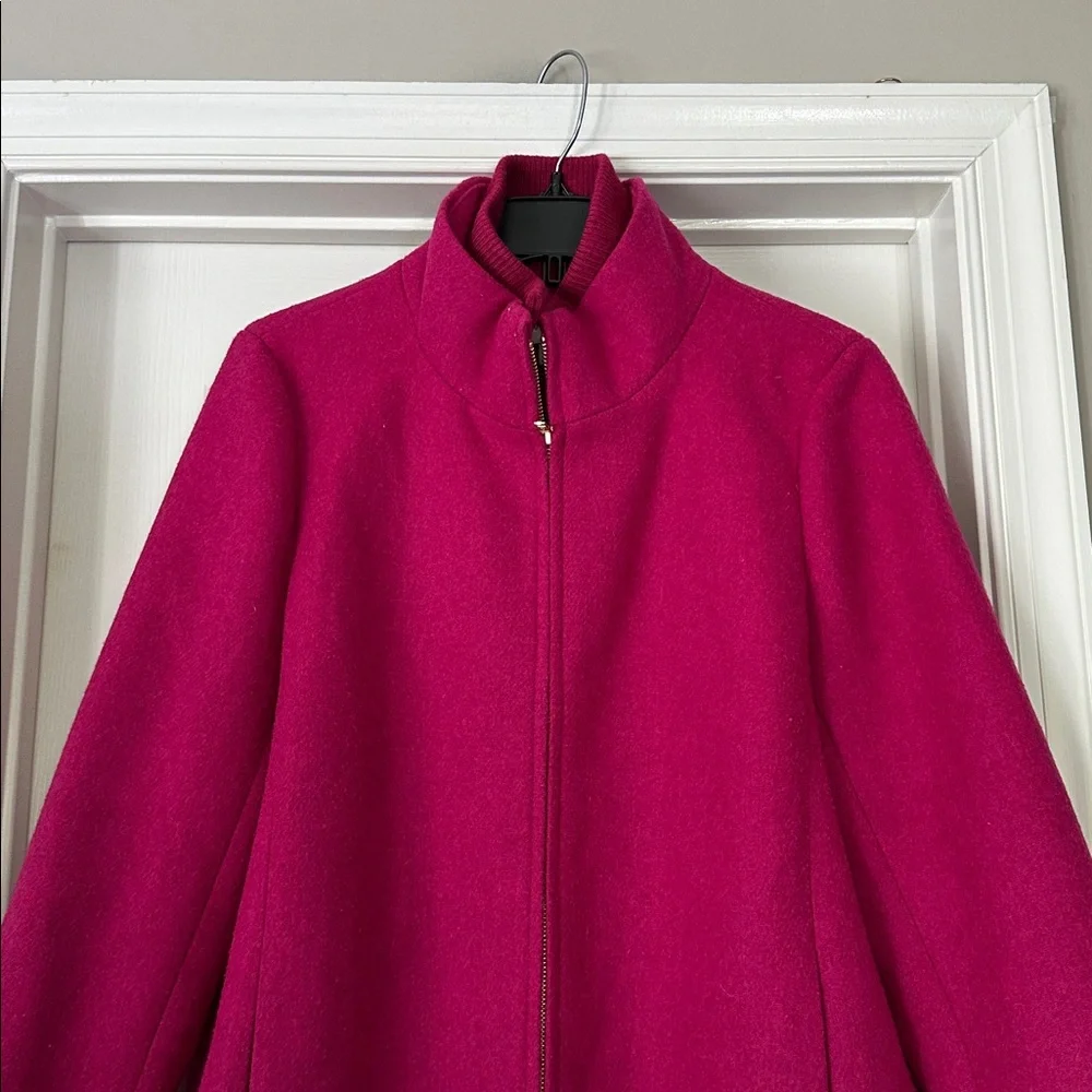 J. Crew wool blend full zip coat - Picture 2 of 12